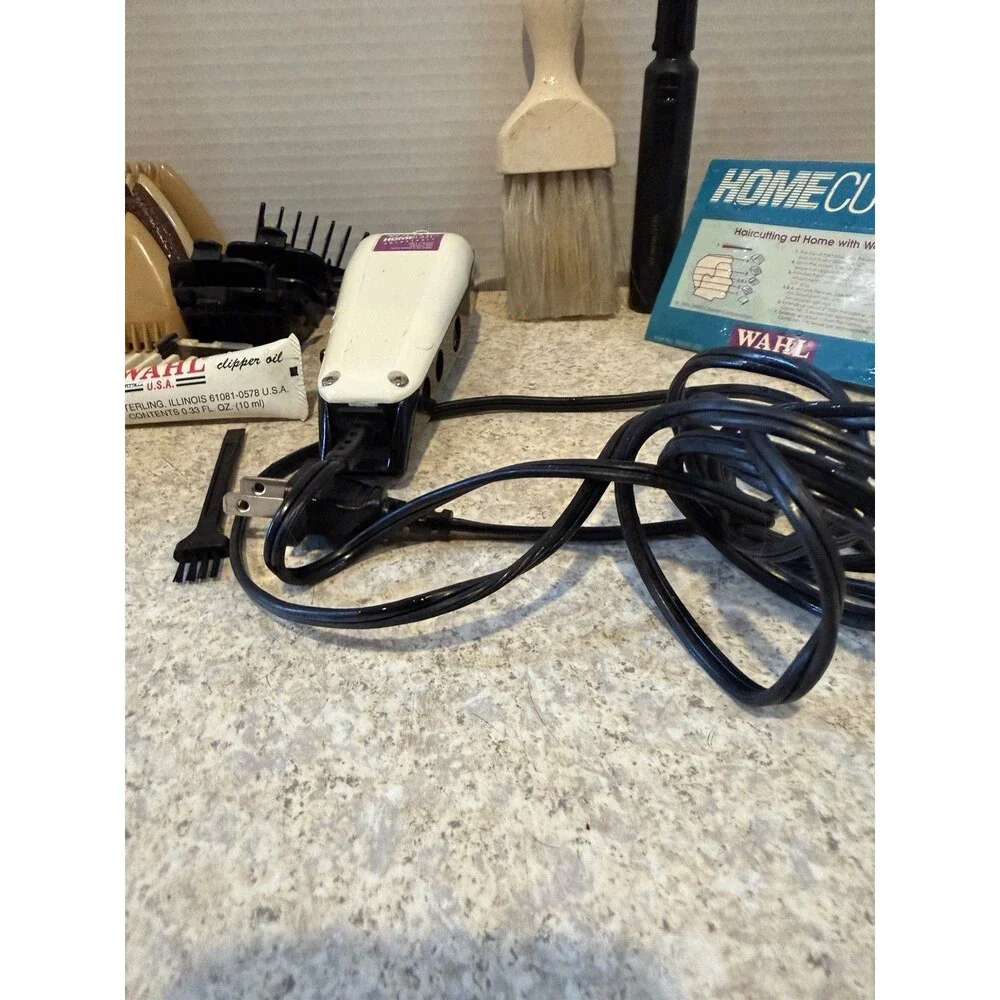 Vintage Wahl HomeCut Adjustable Hair Clipper Set with accessories